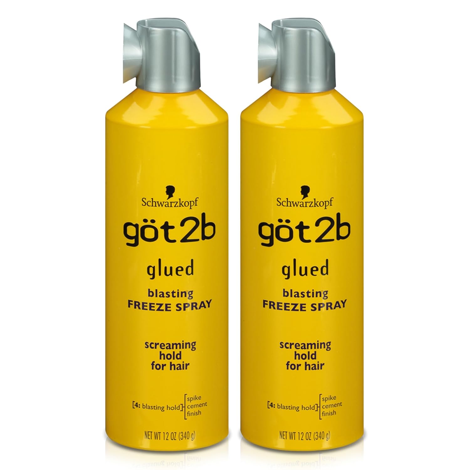 Got2B Glued Spray Wax With 2-In-1 Dual Spray Nozzle, 8 Oz