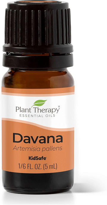 Plant Therapy Davana Essential Oil 5 Ml (1/6 Oz) 100% Pure, Undiluted, Therapeutic Grade