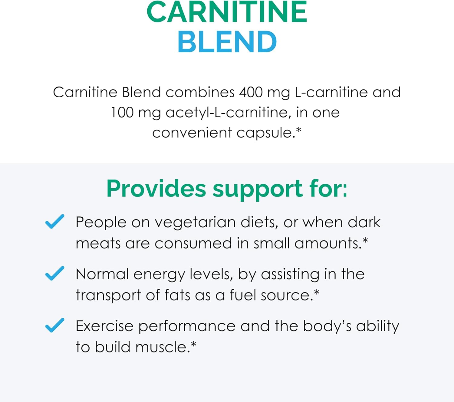 Rootcology By Dr. Izabella Wentz | Carnitine Blend | L-Carnitine & Acetyl-L-Carnitine Formula | Ideal For Vegetarians | 120 Capsules : Health & Household