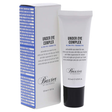 Baxter of California Under Eye Cream for Men, Depuffing and Line Reducing, Unscented