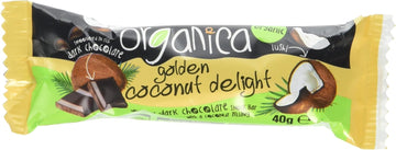Organica Organic Golden Coconut Dark Chocolate Bar 40G