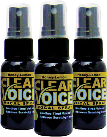 Liquidhealth Clear Voice Vocal Spray Honey Lemon (3Pack)