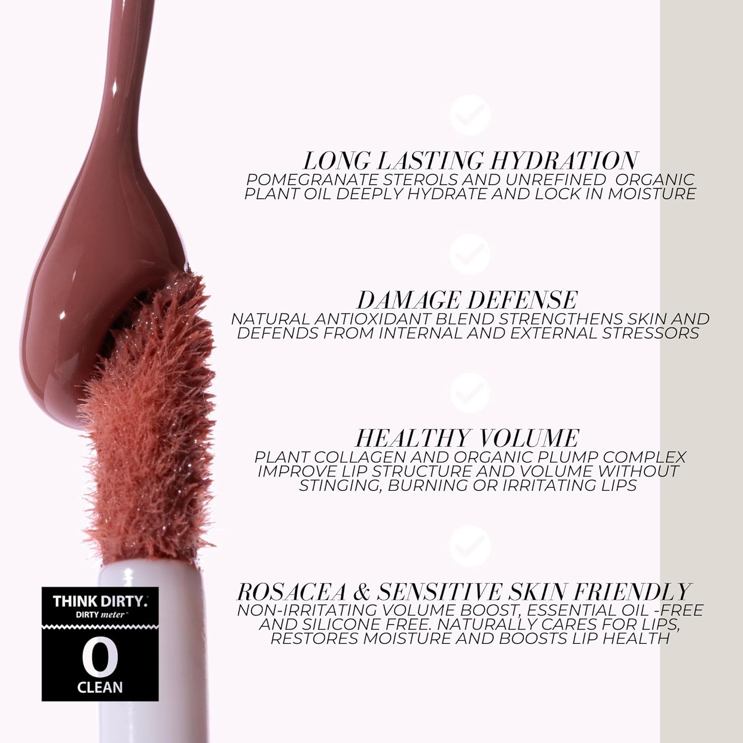 Fitglow Beauty Lip Colour Serum | Hydrating Lip Gloss | Plumping Anti-Aging Lip Treatment | Natural Shine With Pomegranate Sterols & Collagen | Buildable Color For Dry Chapped Lips | Juice - 10G : Beauty & Personal Care