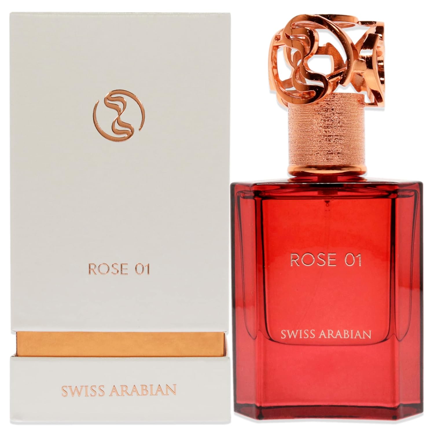 Swiss Arabian Rose 01 - Luxury Products From Dubai - Long Lasting, Addictive Personal Edp Spray Fragrance - Seductive Signature Aroma - 1.7 Oz