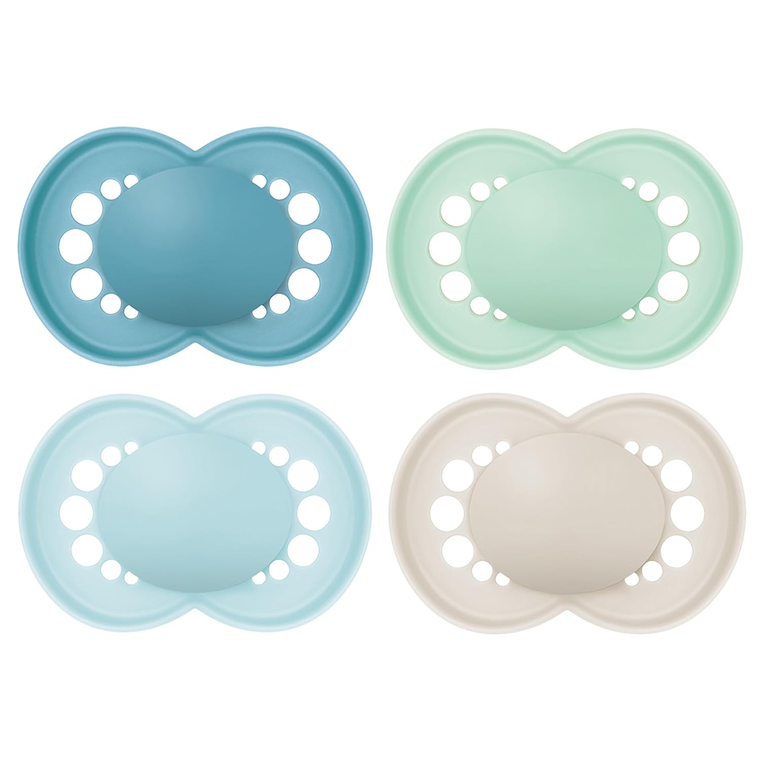 Mam Original Matte Baby Pacifiers, Binky For 16+ Months, Bpa-Free Silicone Nipple, Easy To Clean, Best For Breastfed Babies, Developed With Medical Experts, 4 Count Binkies