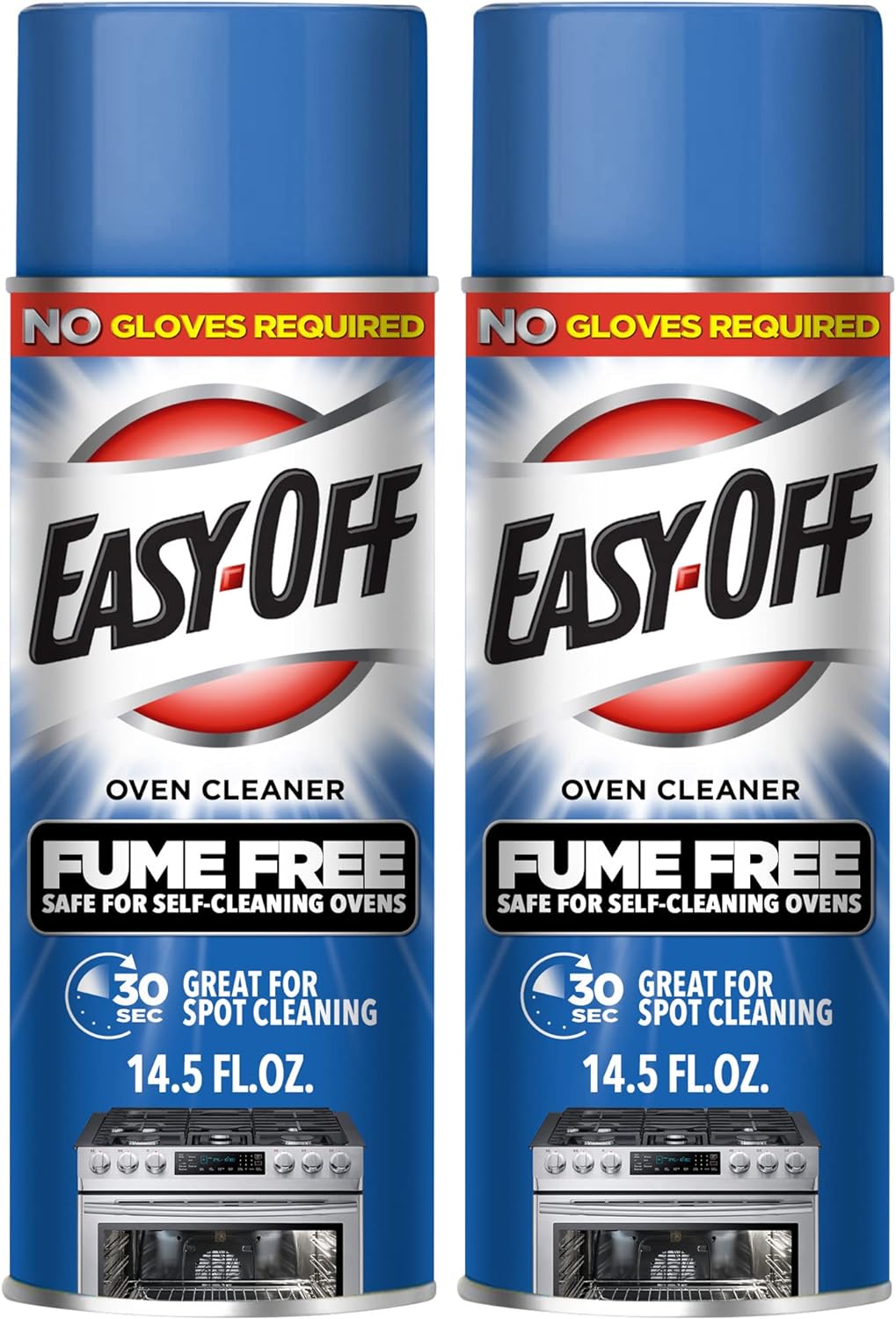 Easy Off Fume Free Oven Cleaner, Lemon 14.5 oz Can - Pack of 2