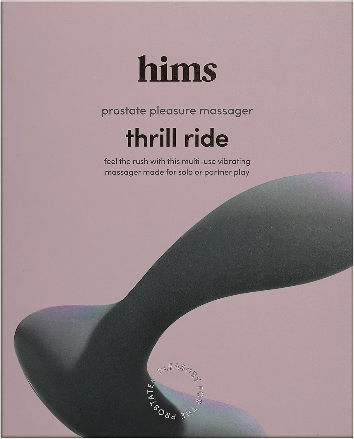 Hims Thrill Ride Prostate Massager - Remote Controlled, Silicone Prostate Vibrator - For Solo Or Couple Play - Mens Sex Toy With 36 Pleasure Settings - Anal Vibrator - Usb Rechargable & Waterproof