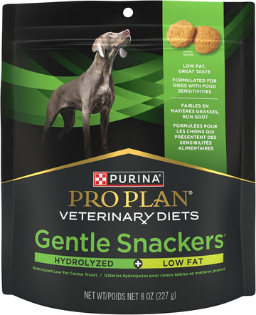 Purina Pro Plan Veterinary Diets Gentle Snackers Hydrolyzed Plus Low Fat Dog Treats - 8 Oz. Pouch
