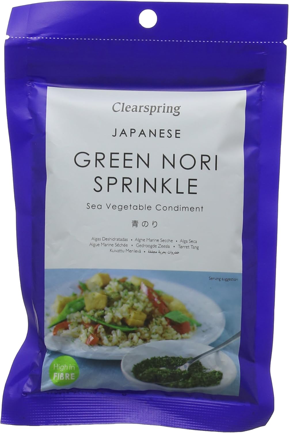 Clearspring Japanese Green Nori Sprinkle - Sea Vegetable Condiment