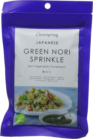 Clearspring Japanese Green Nori Sprinkle - Sea Vegetable Condiment