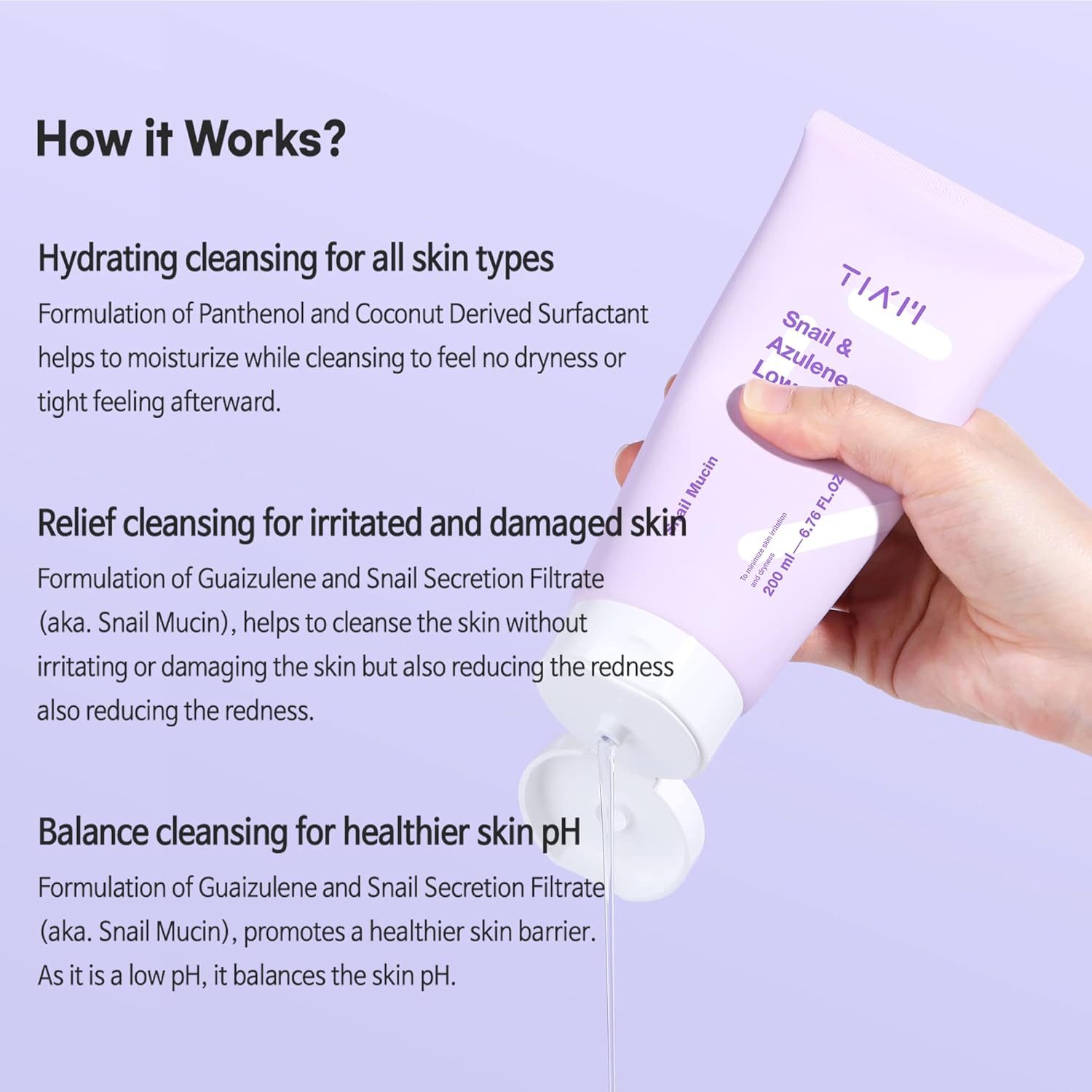 Tiam Relief & Glow Duo: Snail & Azulene Low Ph Cleanser With Vita B3 Source For Gentle Cleansing, Even Skin Tone, Korean Skincare Set