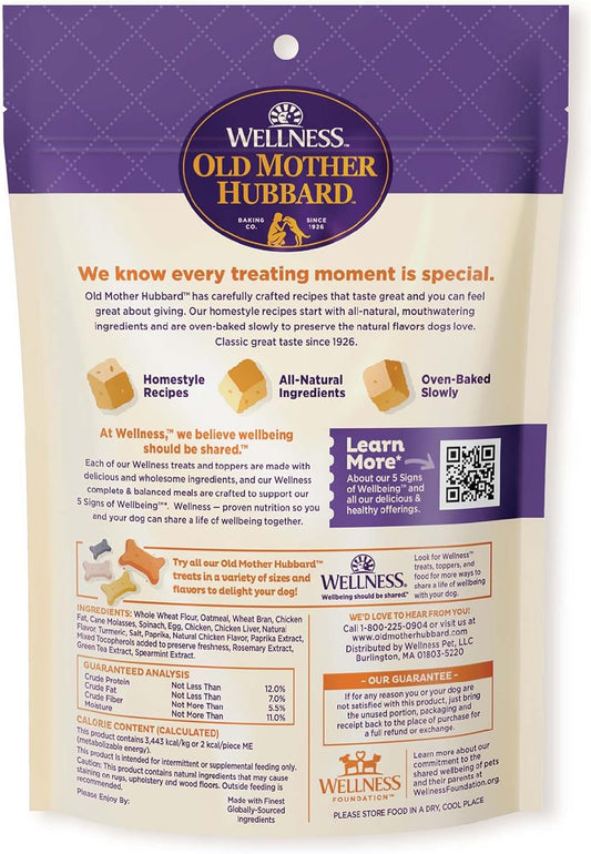 Wellness Old Mother Hubbard Training Bitz Assorted Mix Natural Oven-Baked Biscuits Dog Treats, 8 Ounce Bag