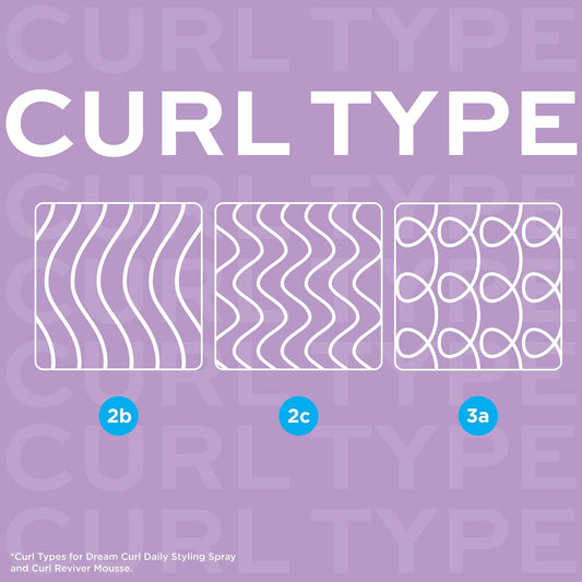 John Frieda Frizz Ease Curly Hair Reviver Mousse Enhances Curls, A Soft Flexible Hold For Curly Or Frizzy Hair, Alcohol-Free, 7.2 Oz (Pack Of 2)