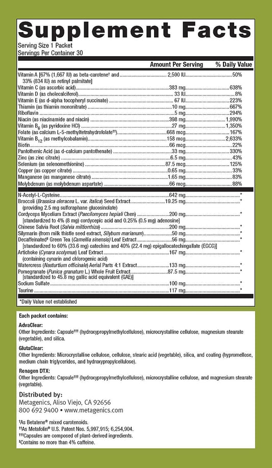 Metagenics Clear Change Daily Essentials (30 Packets) : Health & Household