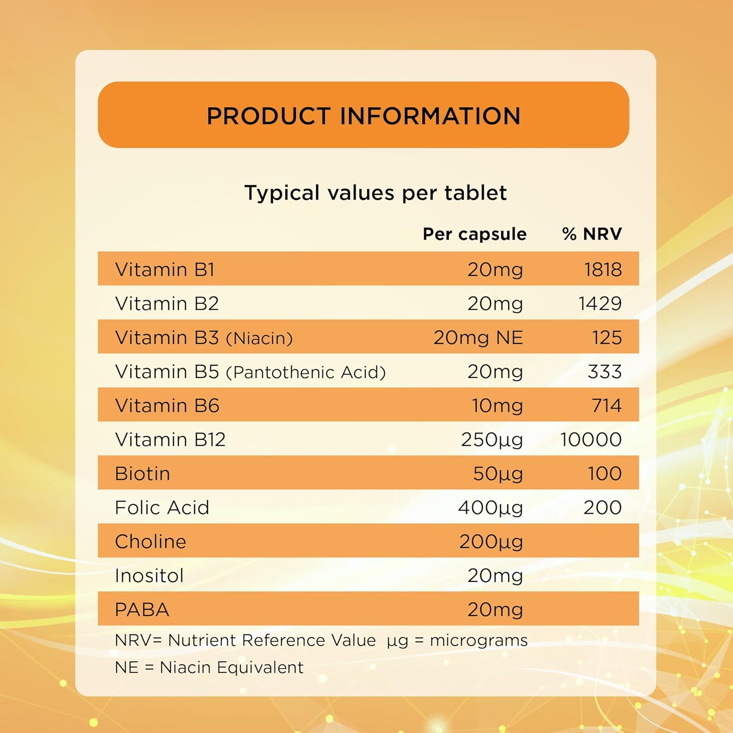 Healthspan High Strength Vitamin B Complex (120 Tablets) | High Levels of All 8 B-Complex Vitamins | Supports Brain & Heart Health | Immune Health | Reduces Tiredness & Fatigue | with Choline | Vegan : Amazon.co.uk: Health & Personal Care