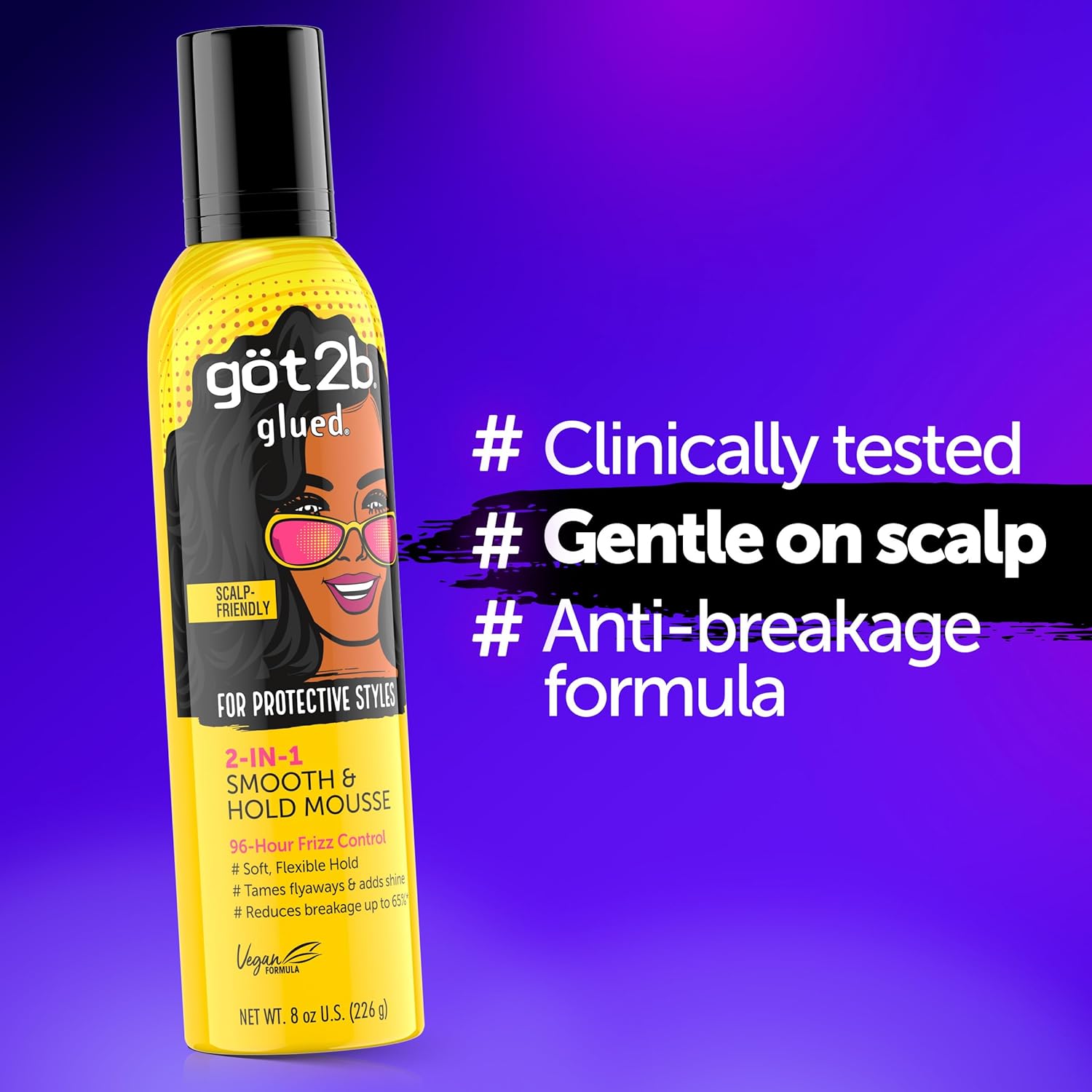 Got2B Glued Smooth & Hold Mousse : Industrial & Scientific