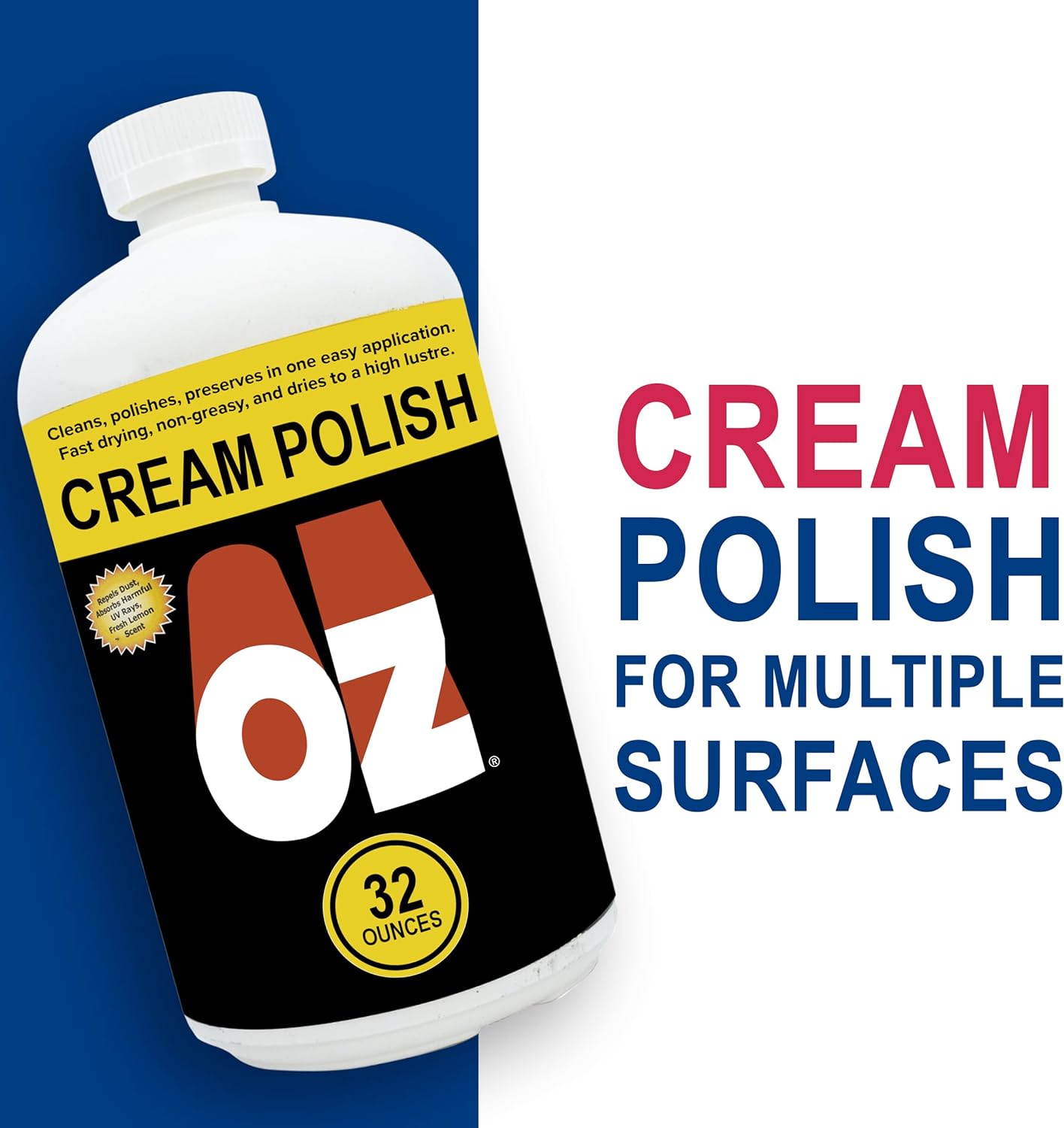 Mohawk Finishing Products OZ Cream Polish, M860-0006, 1 Quart : Health & Household