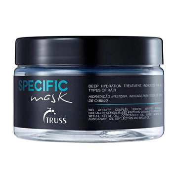 Truss Professional Specific Mask - Hydrating Hair Mask With Argan Oil - Deep Hydration - Repair & Seal Damaged Hair Cuticle; Extends Color; Prevents Split Ends; & Prevents Color Fading (6.35Oz)