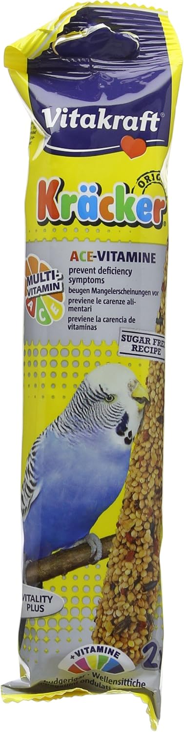 Vitakraft Budgie Kracker Bird Food Multivitamin, Pack of 7?TP-4008239615220_B-08015_Vendor