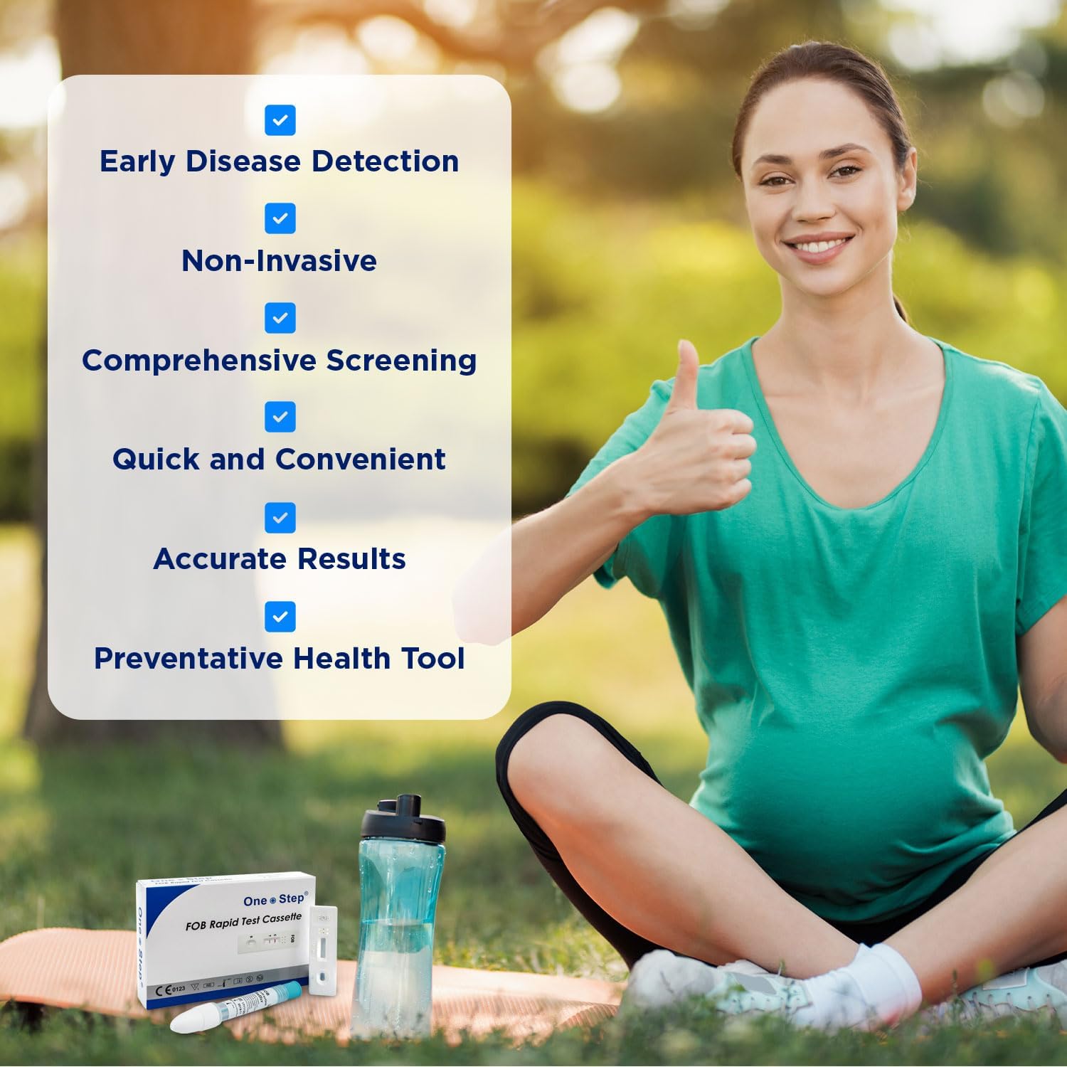 One Step Bowel Test, 1 Test Pack, Colon Faecal Screening Test Kit, Occult Blood in Stools Home Testing, FOB Detection, Ulcers, Polyps, Colitis, Cancer Screen : Amazon.co.uk: Health & Personal Care