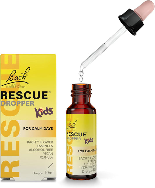 Rescue Remedy Kids Restful Nights Dropper, For A Natural Night’S Sleep, Flower Essences, To Support Your Child And Promote A Calming Bedtime Routine, Alcohol Free, Alternative To Sleep Aid For Kids