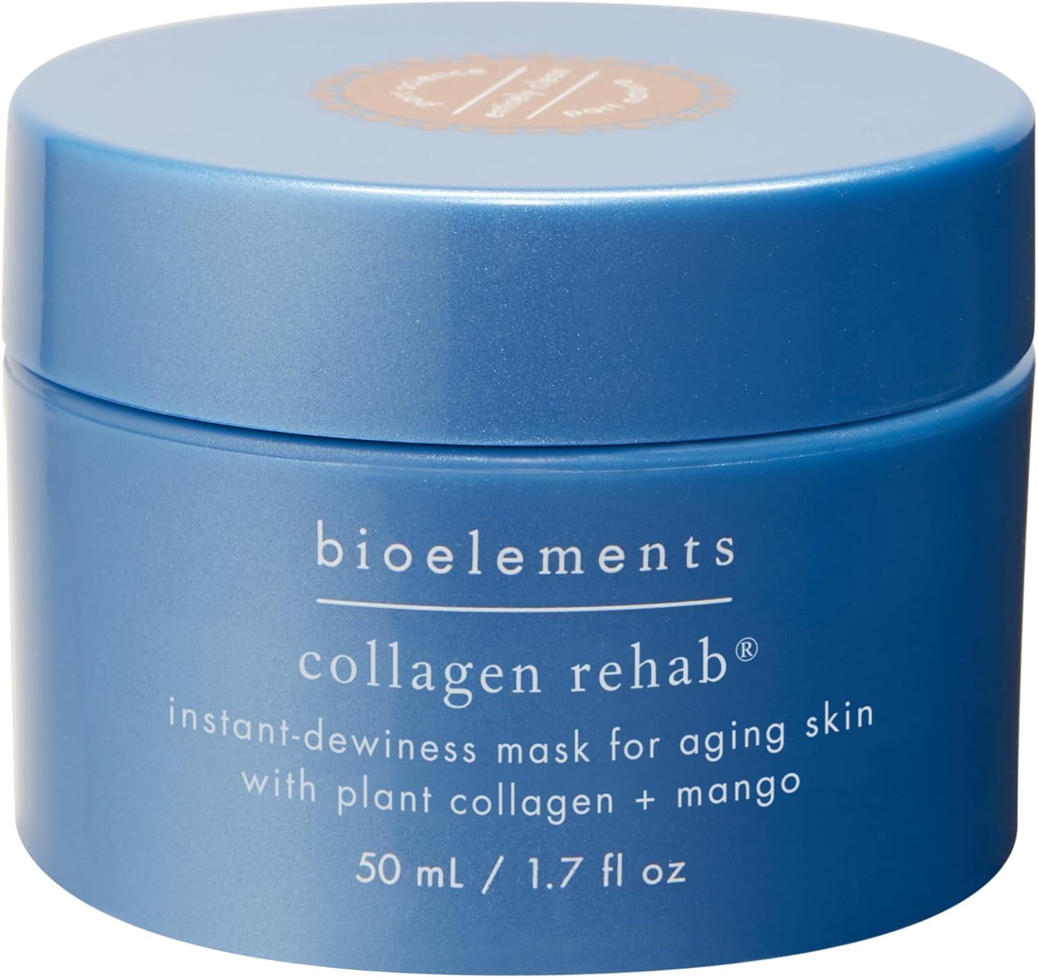 Bioelements Collagen Rehab - 1.7 Fl Oz - Face & Lip Mask For Aging Skin - Creates Instant Dewiness + Improves Fine Lines & Wrinkles - Vegan, Gluten Free - Never Tested On Animals