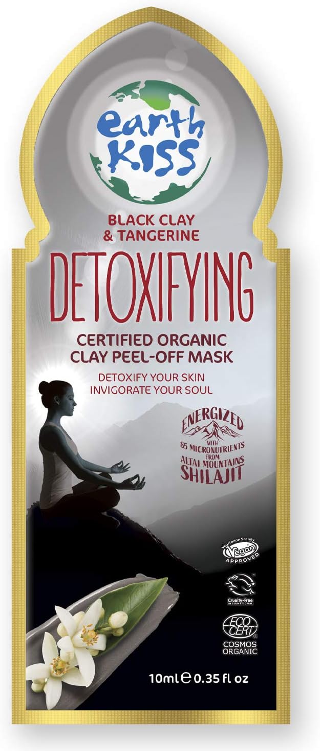 Earth Kiss Black Clay & Tangerine Detoxifying Clay Peel-Off