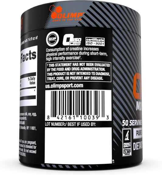 Creatine Powder 8.82 Oz (50 Servings) Pure Creatine Monohydrate Powder In Micronised Quality - Optimal High Dose