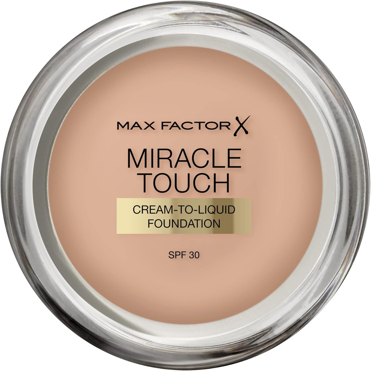 2 X Max Factor Miracle Touch Skin Perfecting Foundation Spf30-70 Natural
