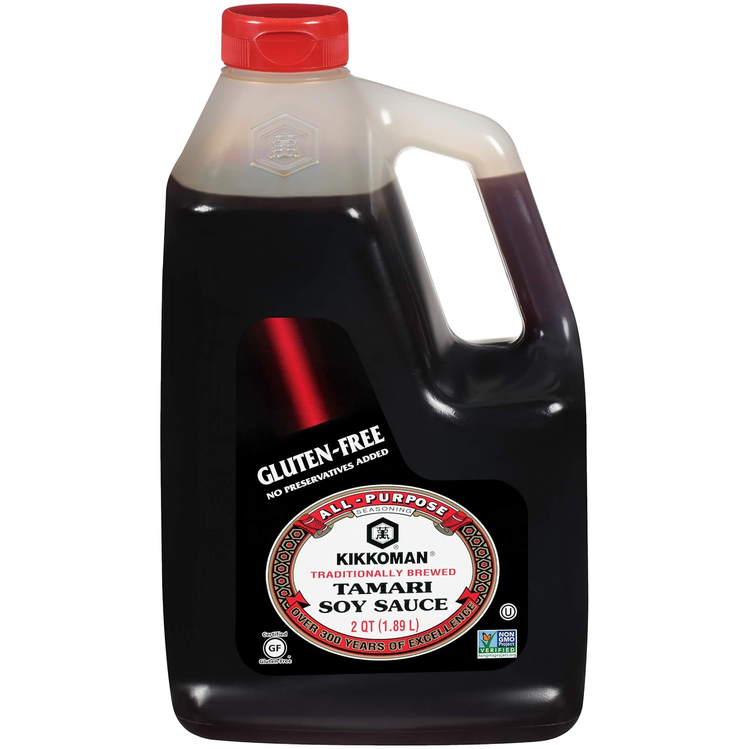 Kikkoman Tamari Gluten Free Soy Sauce, 0.5 Gallon, 6 Per Case