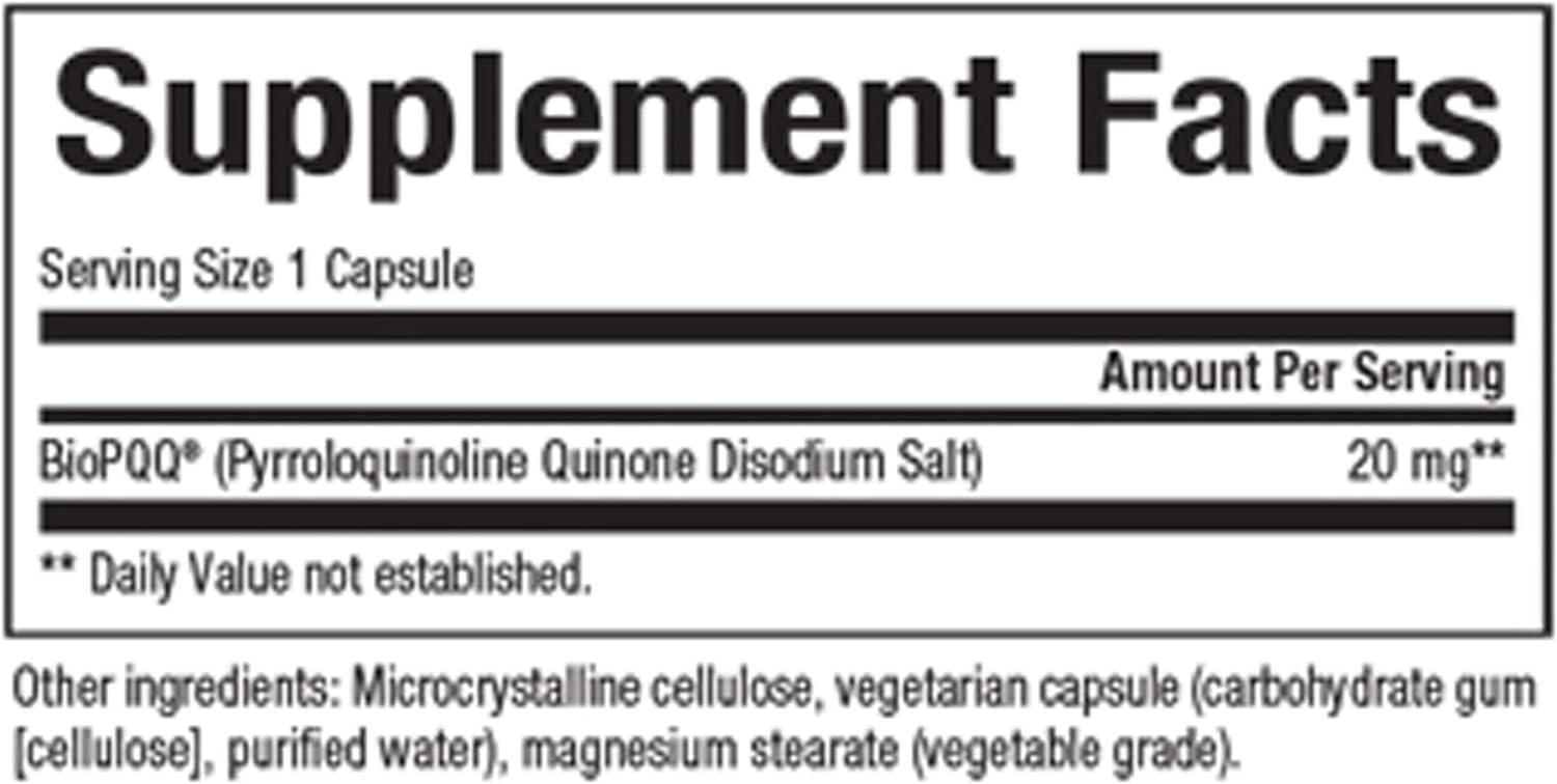 Natural Factors Biopqq 20 Mg, 30 CT : Health & Household