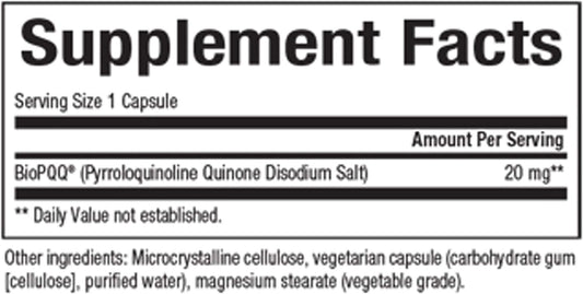 Natural Factors Biopqq 20 Mg, 30 CT : Health & Household