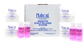 Nairobi Conditioning Sensitive Scalp Hair Relaxer Kit, 4 Count By Nairobi