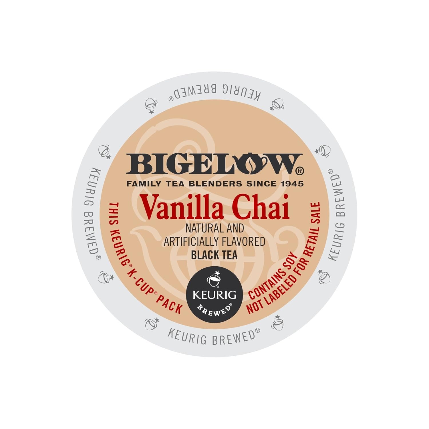 Bigelow Vanilla Chai Black Tea Keurig K-Cups, 24 Count Box (Pack Of 1), Caffeinated 24 K-Cup Pods Total