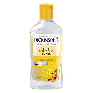 Dickinson'S Original Witch Hazel Pore Perfecting Toner, 100% Natural, 16 Ounce Fragrance Free