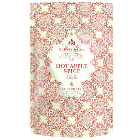 Harney & Sons Hot Tea Sachets, Apple Spice 50 Count