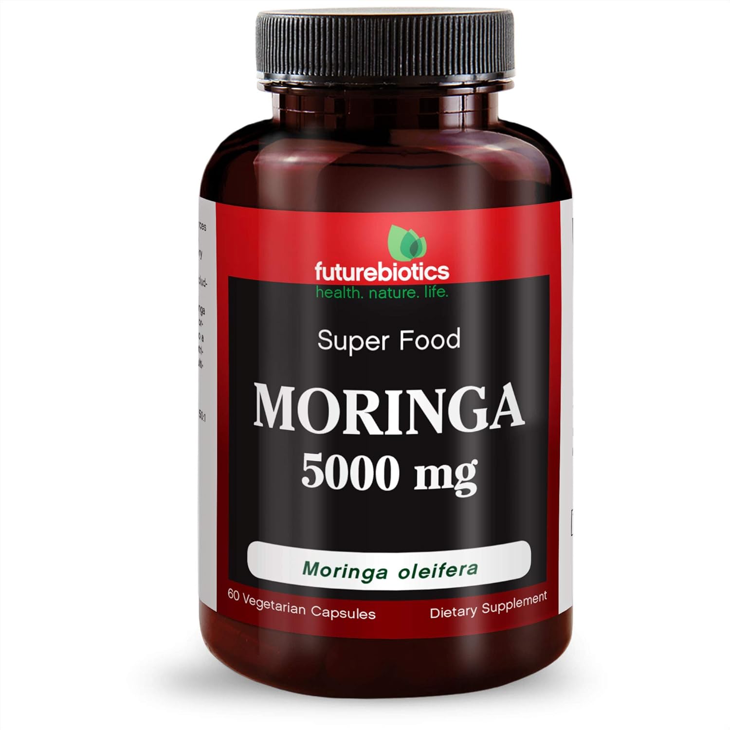 FutureBiotics Moringa 5000 mg 60 Vegetarian Capsules : Health & Household