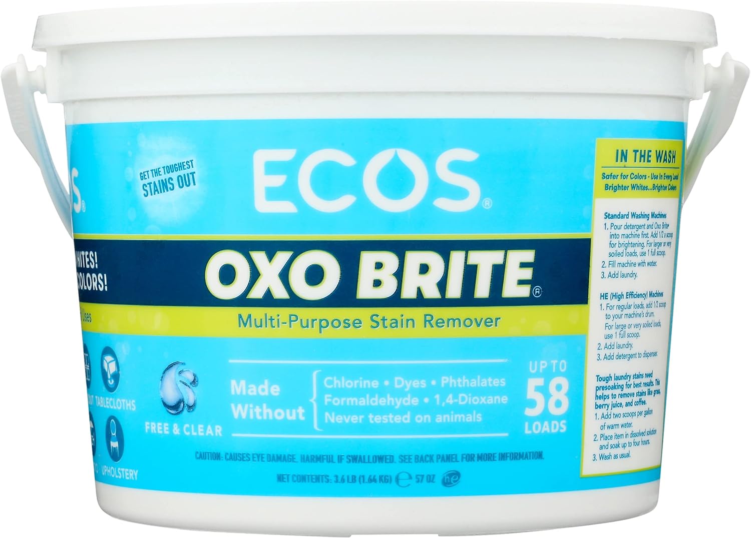 Oxo Brite, No Chlorine Bleach, 3.6 lb