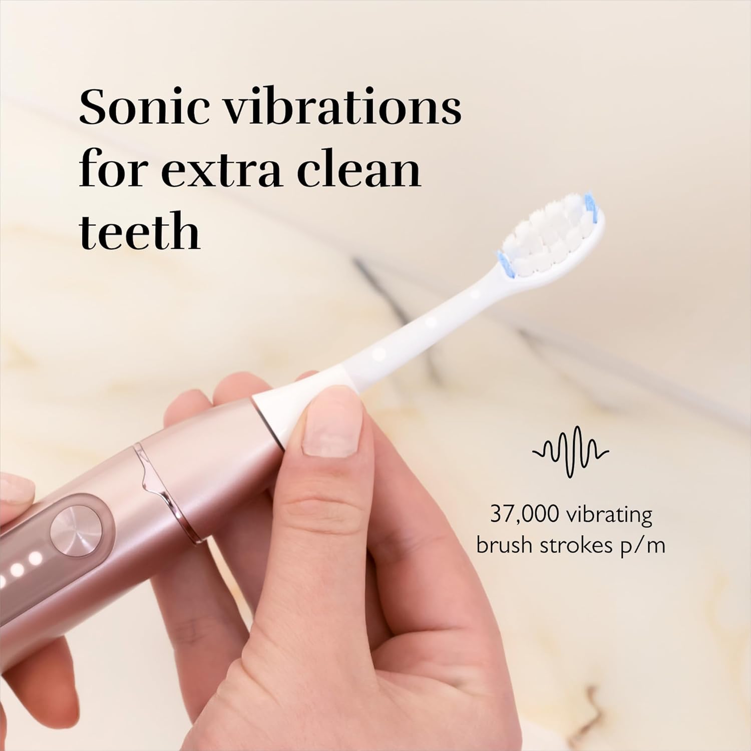SonicYou Light Blue Sonic Toothbrush with 300 Days Battery Life : Amazon.co.uk: Health & Personal Care