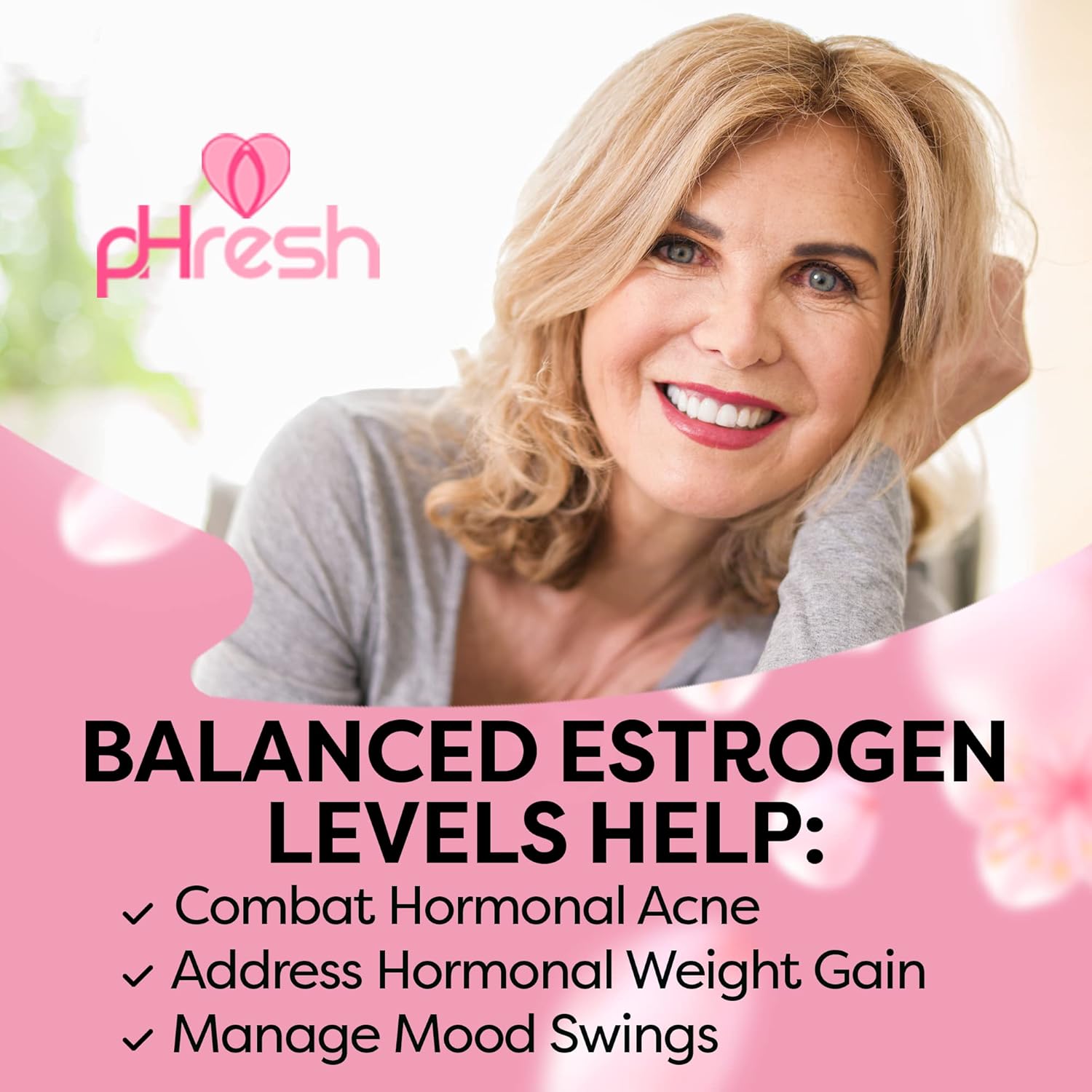 pHresh DIM Supplement - Women Estrogen Balance Support 300 mg - Gluten-Free Diindolylmethane with Bioperine - Estrogen Supplement for Women and Men - non-GMO Hormonal Acne Supplements, Made in the USA : Health & Household