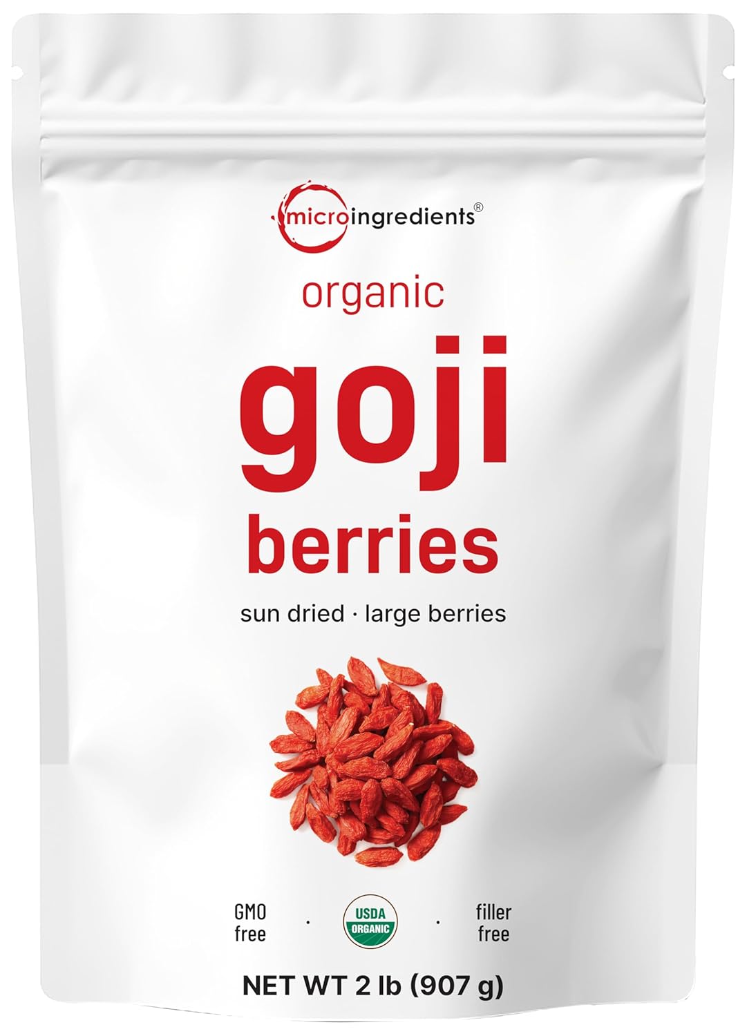 Organic Acai Powder, 8Oz | 100% Natural Fruit Powder | Freeze-Dried Brazilian Wildberry Source | No Sugar & Additives | Great Flavor For Drinks, Smoothie, & Beverages | Non-Gmo & Vegan Friendly