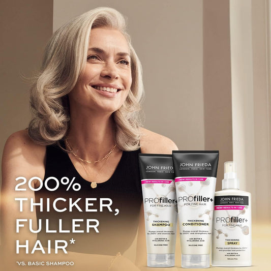 John Frieda Profiller+ Thickening Shampoo, Conditioner & Spray