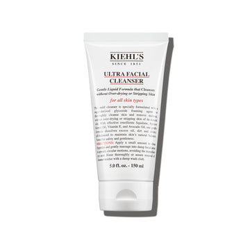 Kiehl'S Ultra Facial Cleanser, Lightweight Foamy Facial Cleanser, Enriched Formula That Replenishes Skin Barrier, Gently Exfoliates And Moisturizes, Suitable For All Skin Types, Paraben Free