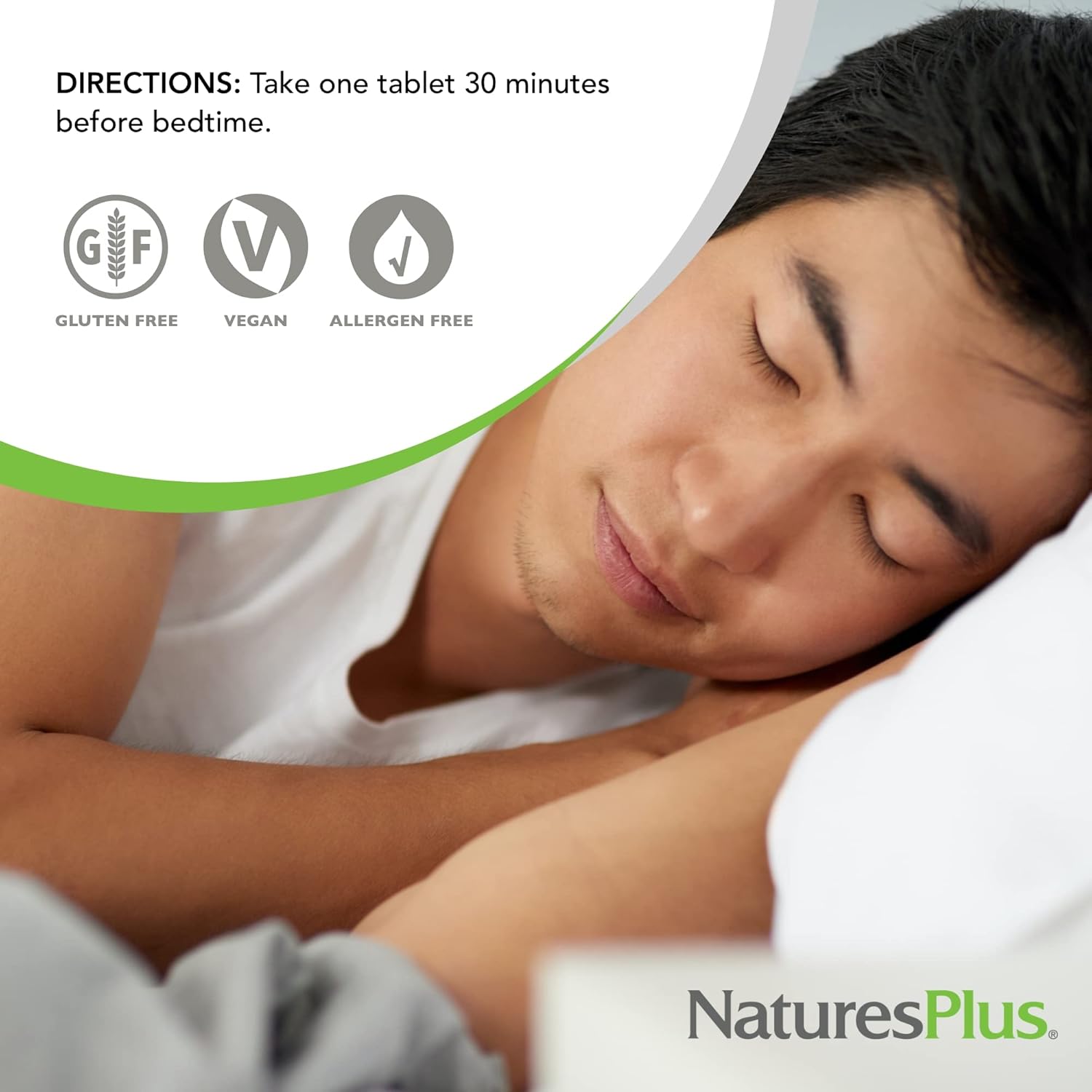 Natures Plus Melatonin 3 Mg - 90 Fast-Acting Tablets - Supports Restful Sleep, Healthy Immune System & Mental Sharpness - Vegan, Gluten Free - 90 Servings