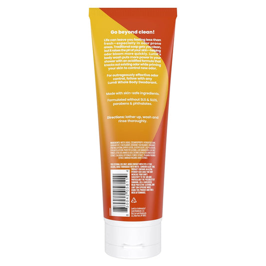 Lume Acidified Body Wash - 24 Hour Odor Control - Removes Odor Better Than Soap - Moisturizing Formula - Formulated Without Sls Or Parabens - Ob/Gyn Developed - 8.5 Ounce (Toasted Coconut)