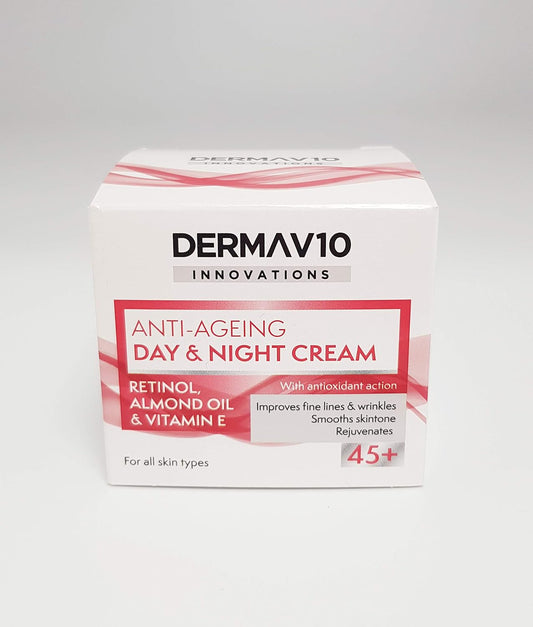 Derma V10 Innovation Day And Night Cream Retinol 45+, 50 Ml, (Pack Of 24)