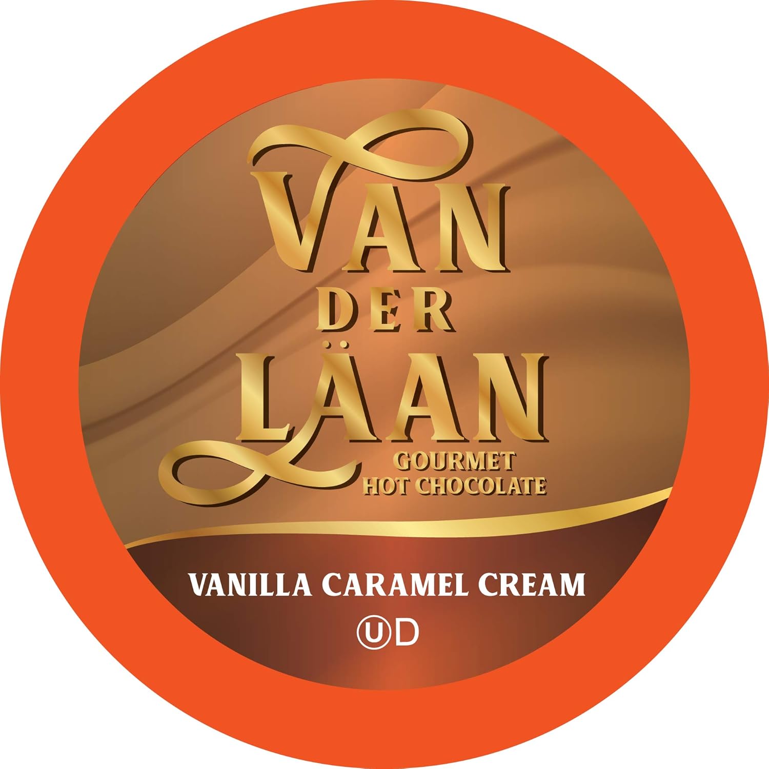 Van Der Laan Chocolate Hot Cocoa Pods, Vanilla Caramel Gourmet Dutch Chocolate Compatible With K Cup Brewers Including 2.0, 40 Count