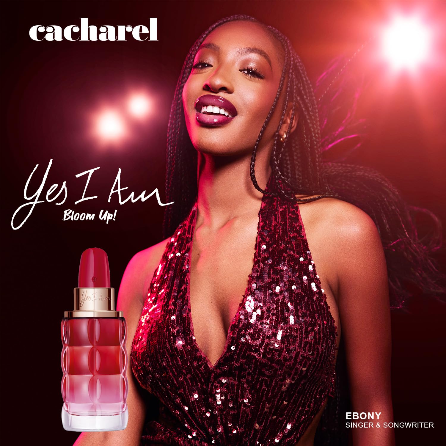 Cacharel Yes I Am Bloom Up! Eau De Parfum Spray Perfume For Women, Fruity, Floral & Fresh Scent, Notes Of Red Berries, Peonies & Sandalwood, Long-Lasting Fragrance, 1.0 Fl Oz : Beauty & Personal Care