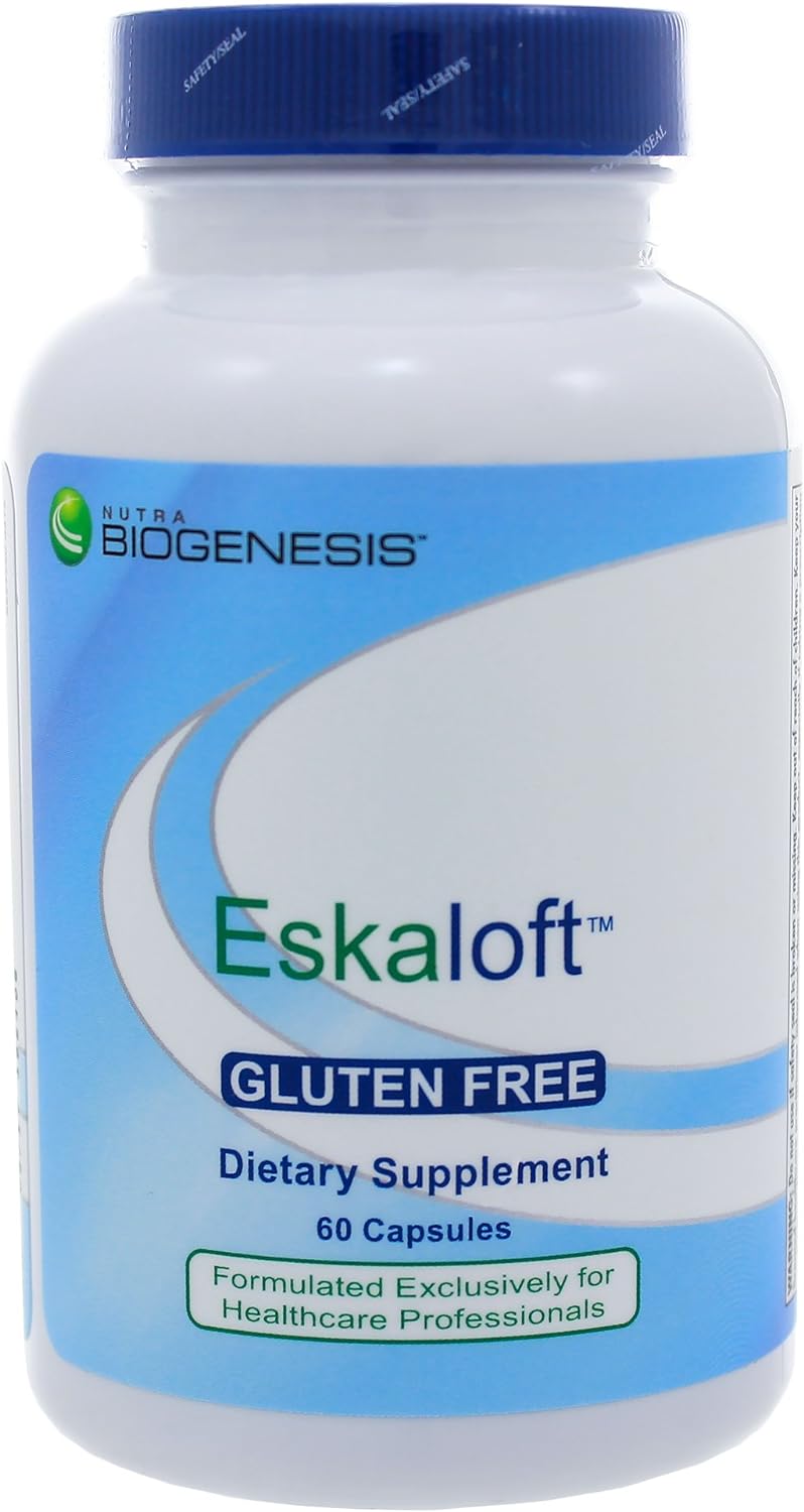 Nutra Biogenesis Eskaloft - B Vitamins - 120 Capsules -, Rhodiola And St. John'S Wort To Help Support Mental Health & Stress Response - Gluten Free