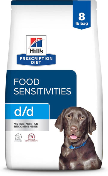 Hill'S Prescription Diet D/D Food Sensitivities Potato & Venison Formula Dry Dog Food, Veterinary Diet, 8 Lb. Bag